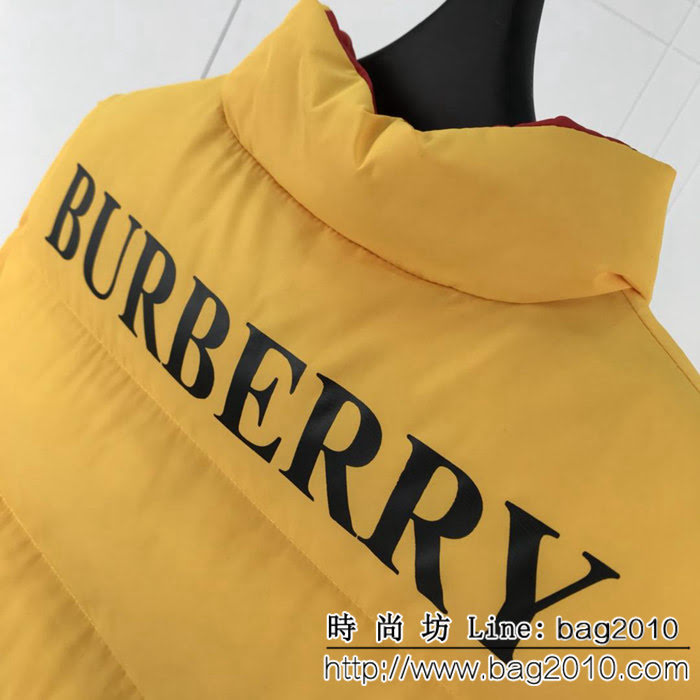 BURBERRY巴寶莉 18秋冬 高蓬鬆度 百搭羽絨棉馬甲 情侶款 ydi1505